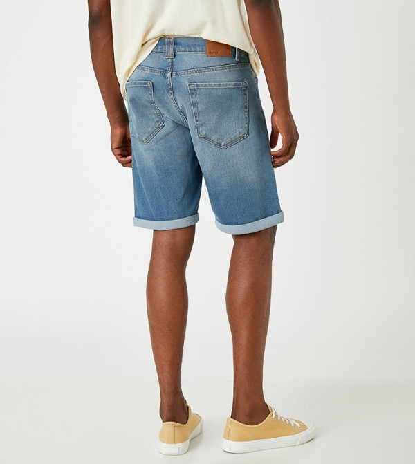 Koton - Outlet Koton - Outlet - Blue Denim shorts