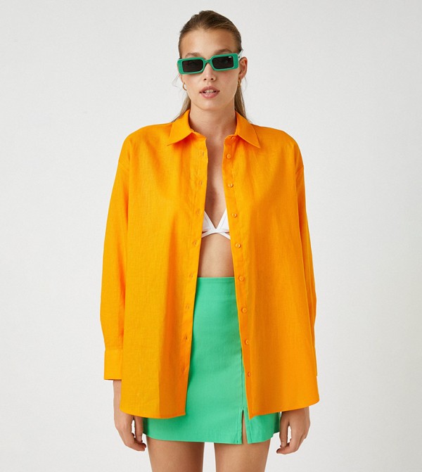 Koton - Outlet  - Orange Shirts