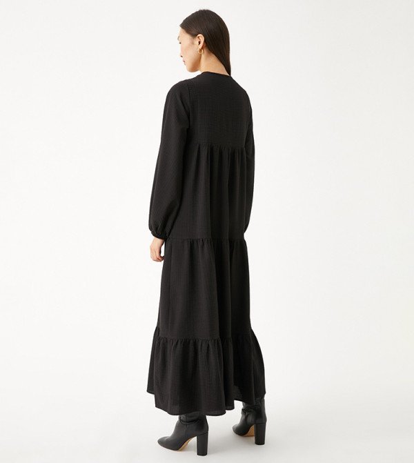 Koton  Maxi Dresses - Black Casual Dresses