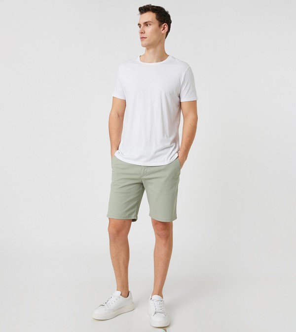 Koton Koton - Green Chino Shorts