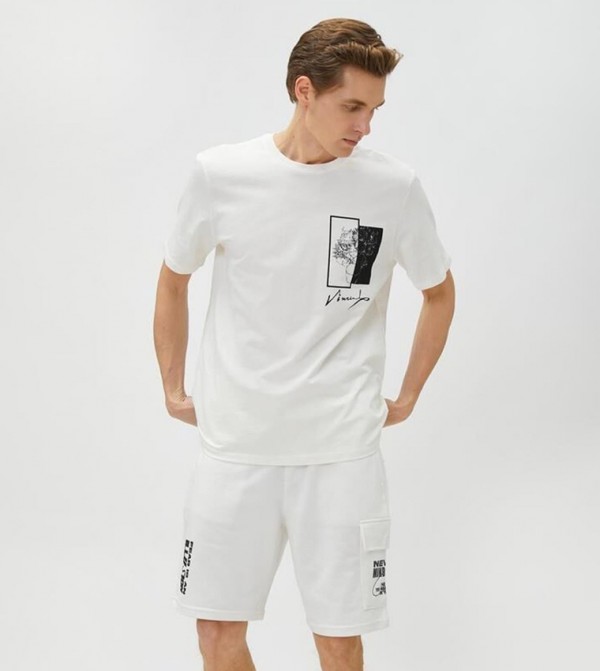 Koton - Outlet Koton - Outlet - White Cargo Shorts