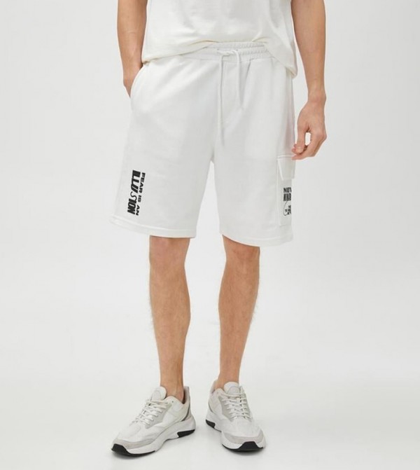 Koton - Outlet Koton - Outlet - White Cargo Shorts