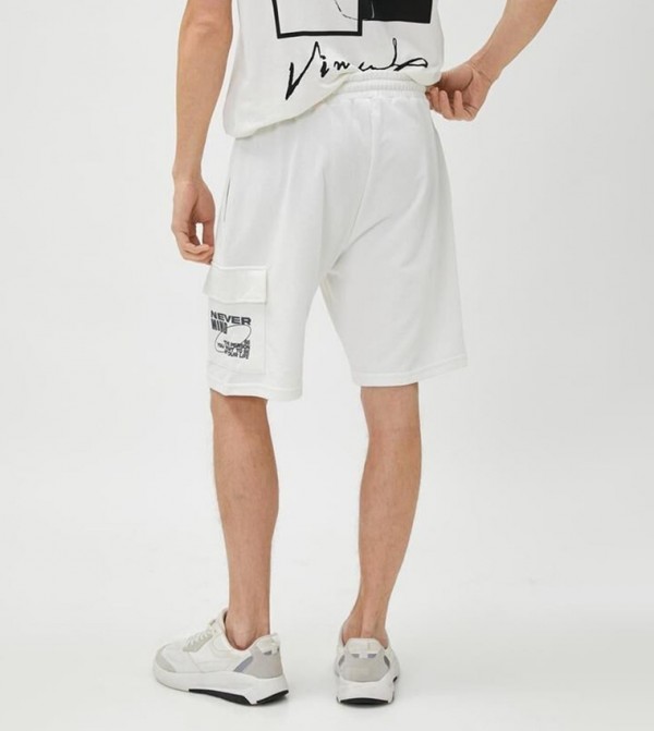 Koton - Outlet Koton - Outlet - White Cargo Shorts