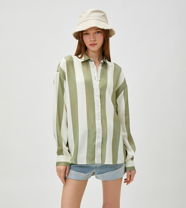 Koton  Clothing - Green Shirts