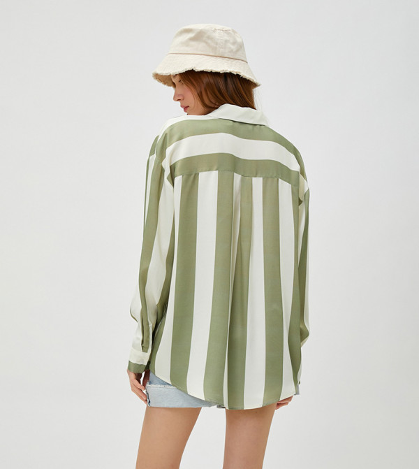 Koton  Clothing - Green Shirts