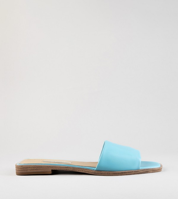 KYVELI  - Blue Flat Sandals