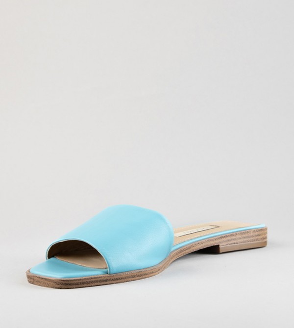 KYVELI  - Blue Flat Sandals