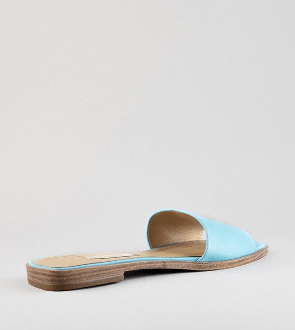 KYVELI  - Blue Flat Sandals