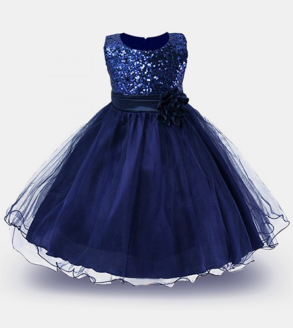 Ddaniela  Party Dress - Navy Party Dress