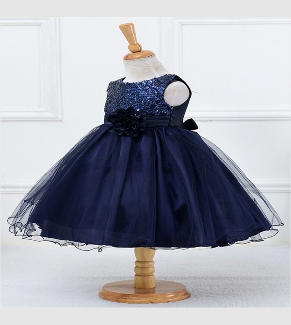 Ddaniela  Party Dress - Navy Party Dress