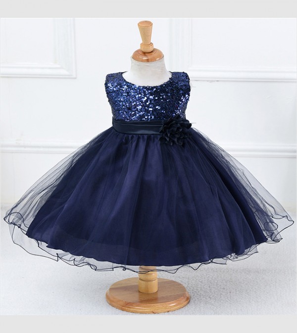 Ddaniela  Party Dress - Navy Party Dress