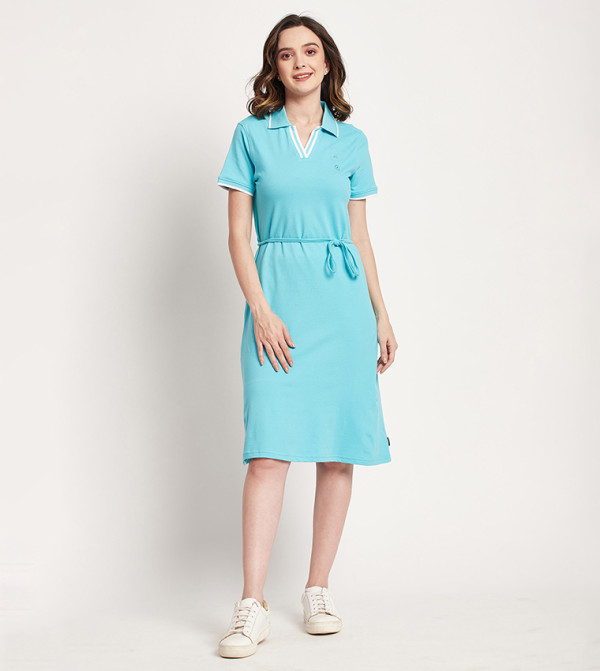 Beverly Hills Polo Club  Clothing - Blue Casual Dresses
