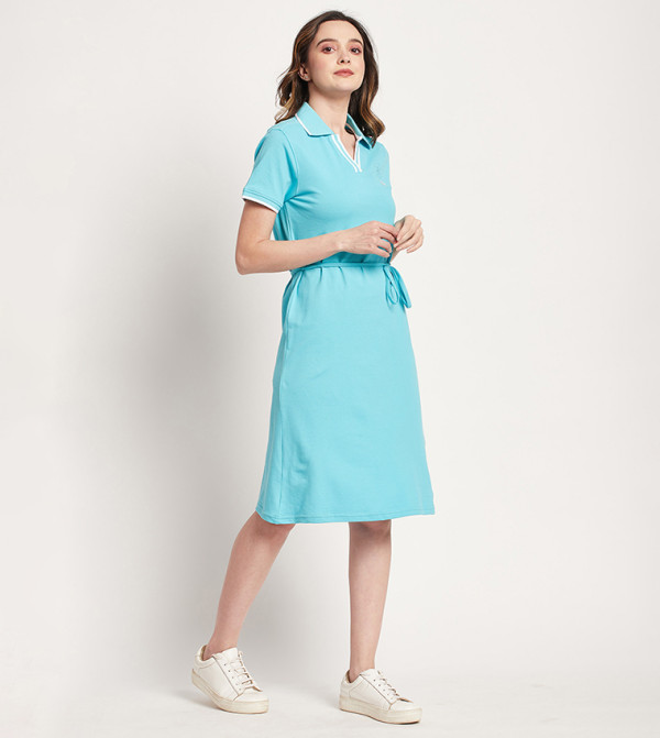 Beverly Hills Polo Club  Clothing - Blue Casual Dresses