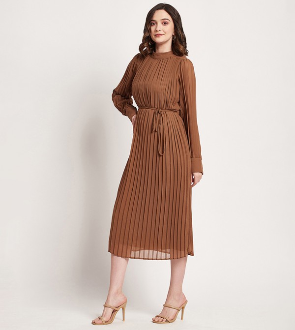 بيفرلي هيلز بولو كلوب  eid must haves - بني  فساتين كاجوال