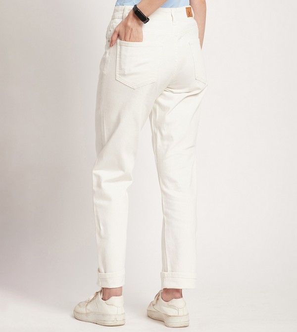 Beverly Hills Polo Club  Jeans - White Slim Fit Jeans