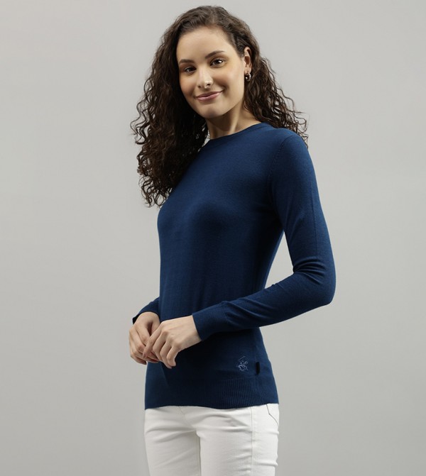 بيفرلي هيلز بولو كلوب  سترات - أزرق غامق  Sweaters