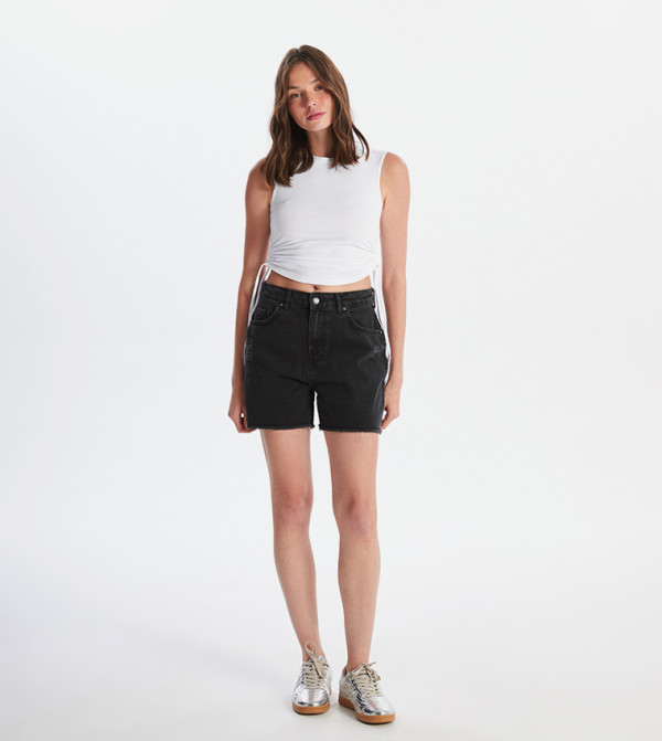 LC Waikiki  Denim shorts - Black Denim shorts