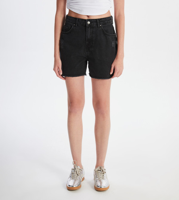 LC Waikiki  Denim shorts - Black Denim shorts