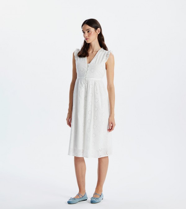 LC Waikiki LC Waikiki - White Casual Dresses