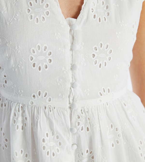 LC Waikiki LC Waikiki - White Casual Dresses