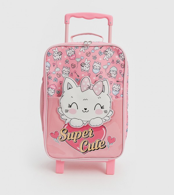 اٍل سي واي كيكي حقيبة ظهر بعجلات - وردي حقيبة ظهر بعجلات