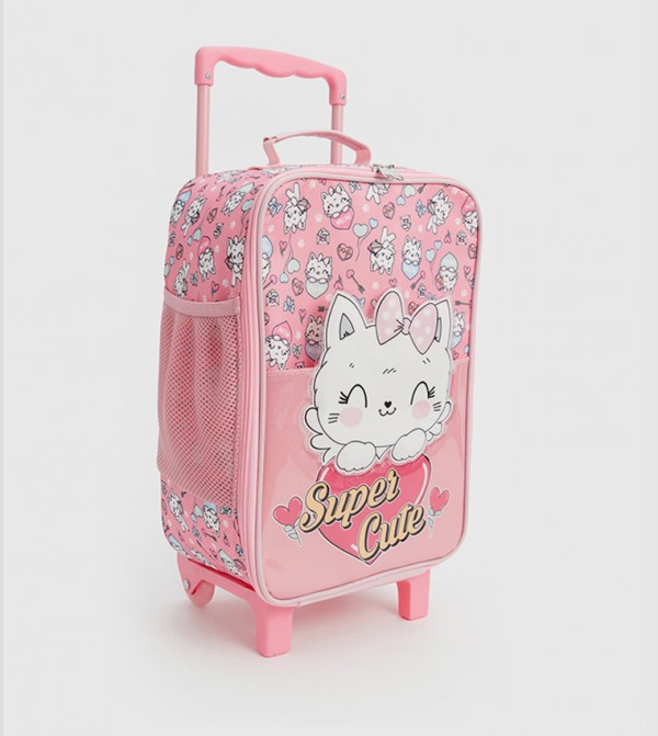 اٍل سي واي كيكي حقيبة ظهر بعجلات - وردي حقيبة ظهر بعجلات