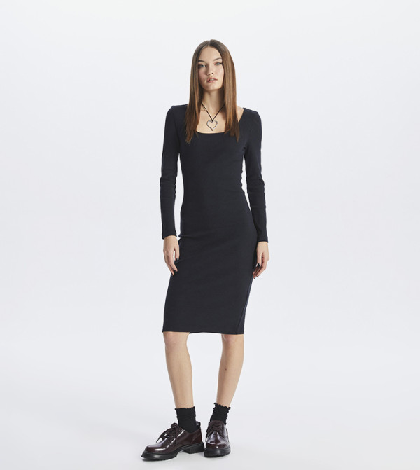 LC Waikiki - Black Casual Dresses