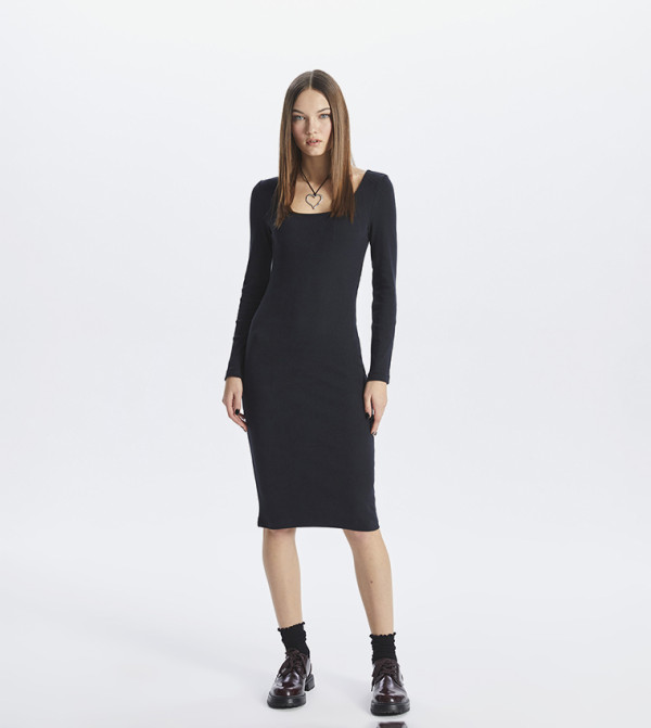 LC Waikiki - Black Casual Dresses