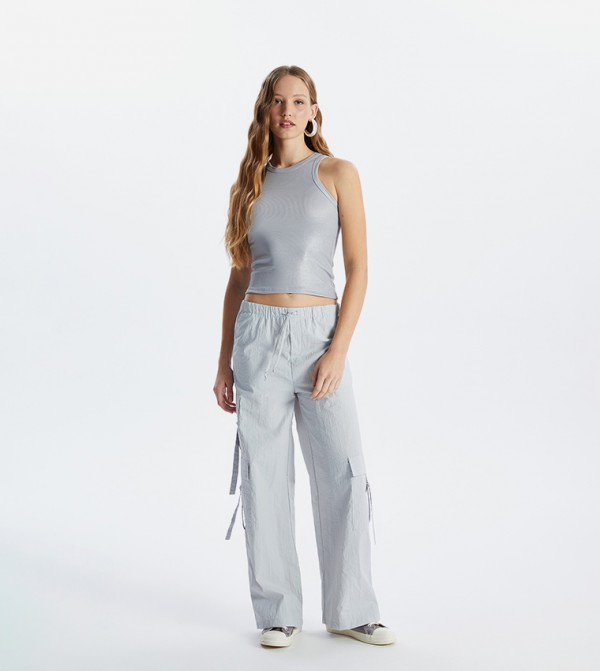 اٍل سي واي كيكي  - رمادي Sleeveless Tops