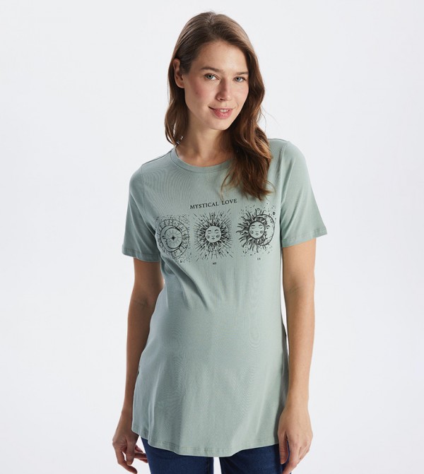 LC Waikiki  Maternity Clothing - Green Tops & T-shirts