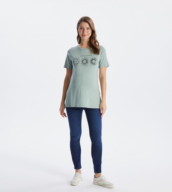 LC Waikiki  Maternity Clothing - Green Tops & T-shirts