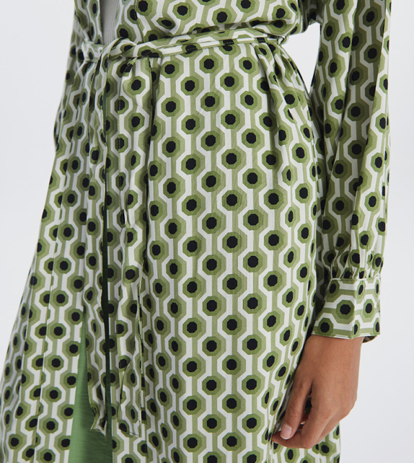 اٍل سي واي كيكي  ملابس - أخضر كيمونو