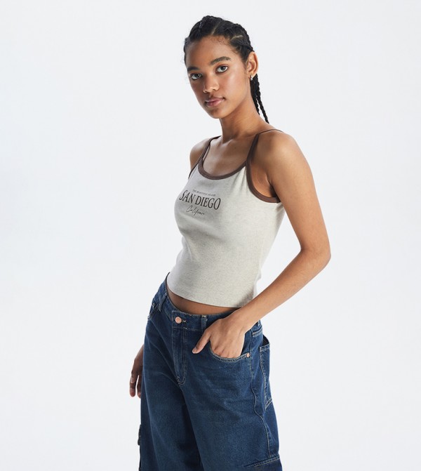 اٍل سي واي كيكي  - بيج Casual Tops