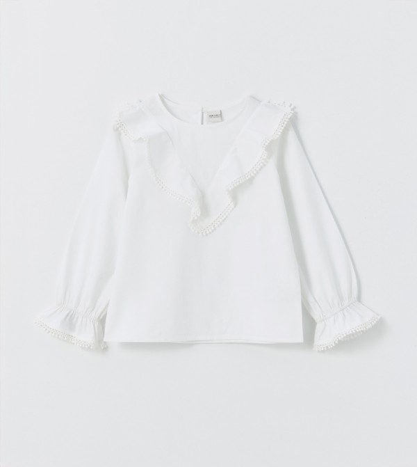 اٍل سي واي كيكي  توبات   - أبيض بلايز