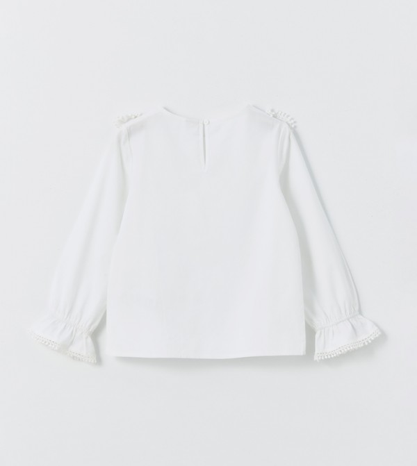 اٍل سي واي كيكي  توبات   - أبيض بلايز