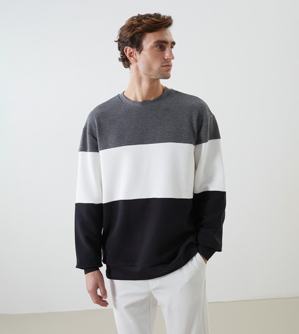 LC Waikiki  Hoodies & Sweatshirts - Charcoal Sweatshirts