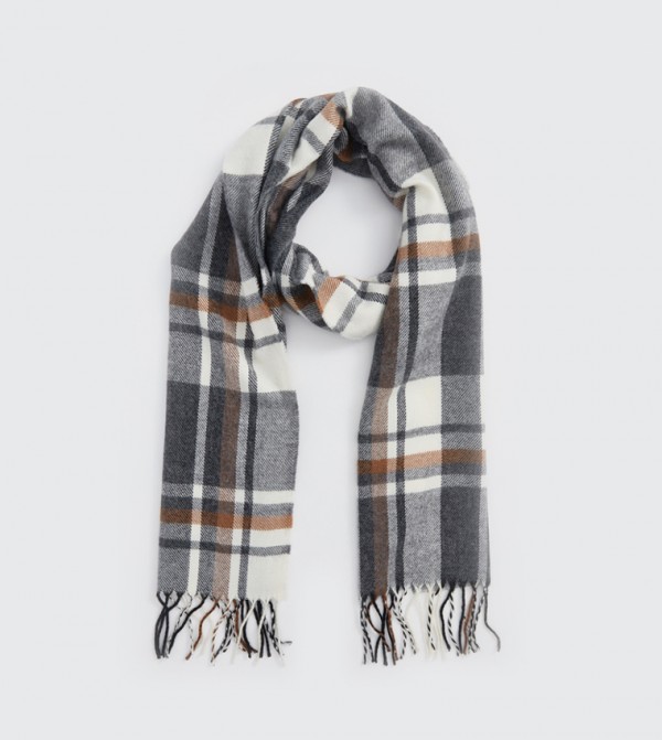 اٍل سي واي كيكي  أوشحة - بيج Knitted Scarves