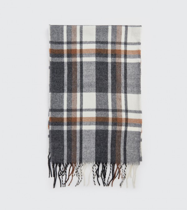 اٍل سي واي كيكي  أوشحة - بيج Knitted Scarves