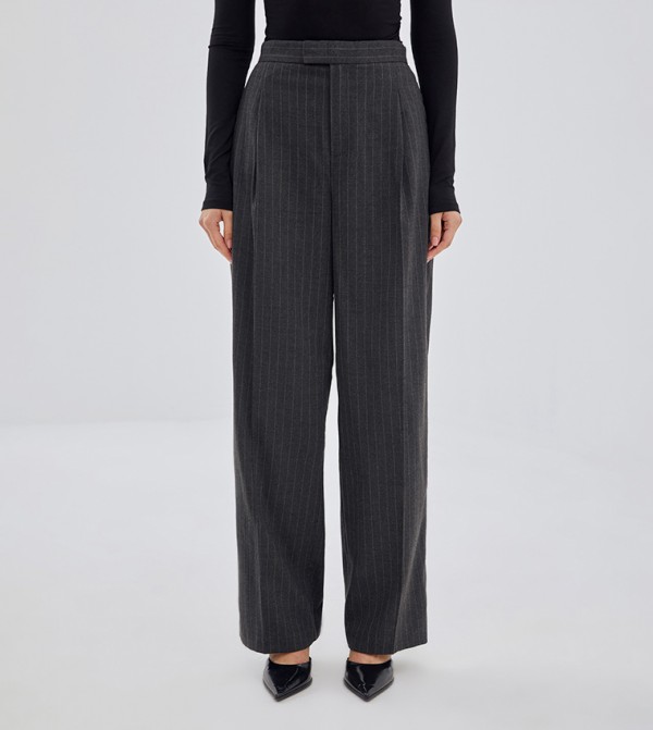 LC Waikiki  Pants & Leggings - Grey Formal Pants