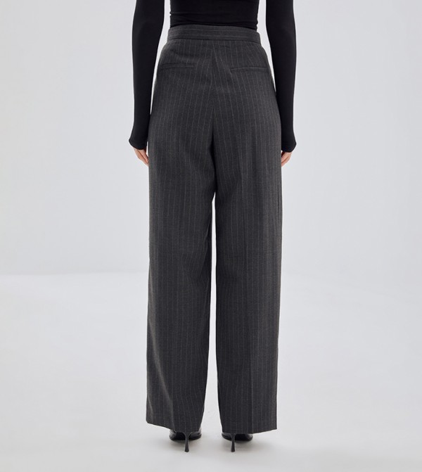 LC Waikiki  Pants & Leggings - Grey Formal Pants