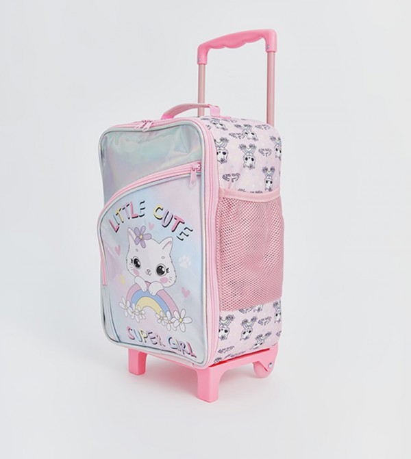 اٍل سي واي كيكي حقيبة ظهر بعجلات - وردي حقيبة ظهر بعجلات