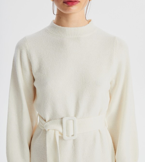 LC Waikiki  Casual Dresses - Ivory Casual Dresses