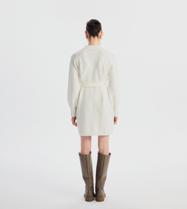 LC Waikiki  Casual Dresses - Ivory Casual Dresses