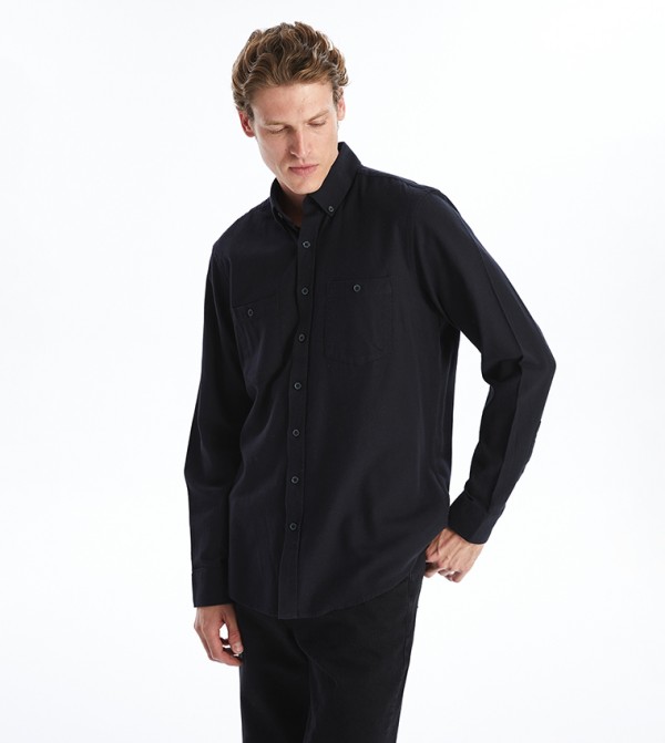 LC Waikiki  Shirts - Black Long Sleeves