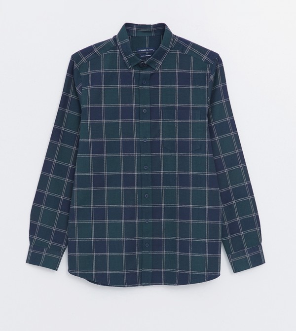 LC Waikiki  Shirts - Green Long Sleeves