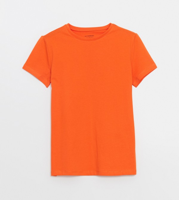 LC Waikiki  Topwear - Orange T-shirts