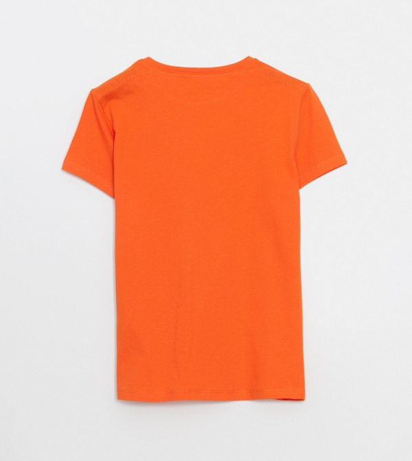 LC Waikiki  Topwear - Orange T-shirts
