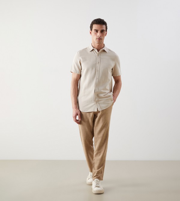 LC Waikiki  Pants & Chinos - Brown Chinos