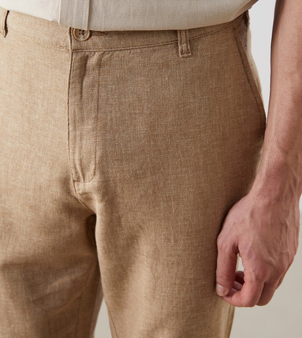 LC Waikiki  Pants & Chinos - Brown Chinos