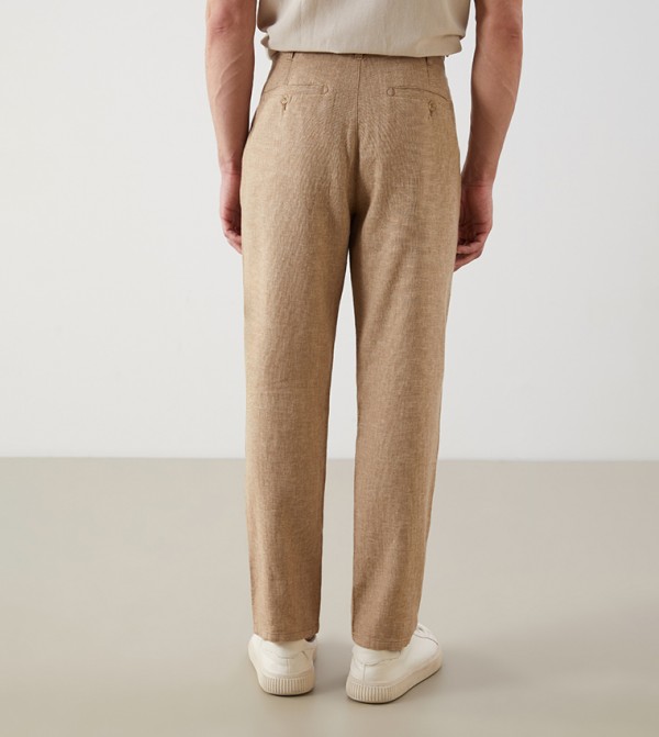 LC Waikiki  Pants & Chinos - Brown Chinos